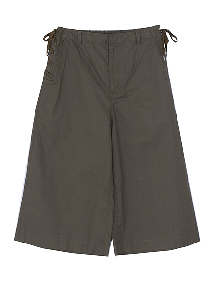 サイドレースアップガウチョパンツ【2015夏新作】