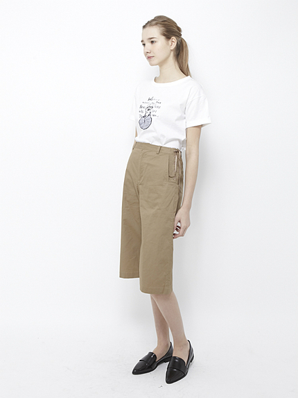 サイドレースアップガウチョパンツ【2015夏新作】