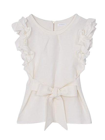 ヴィヨンフリルブラウス