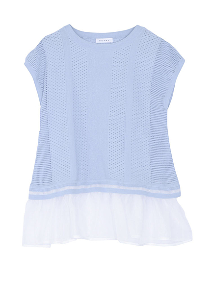 アフガンメッシュニット