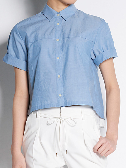 クロップドシャツ