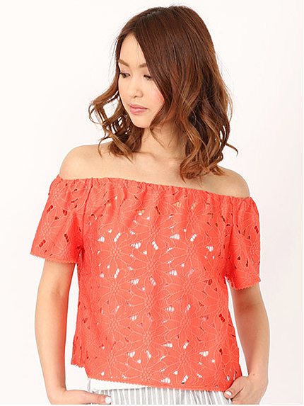 総レースオフショルTOPS