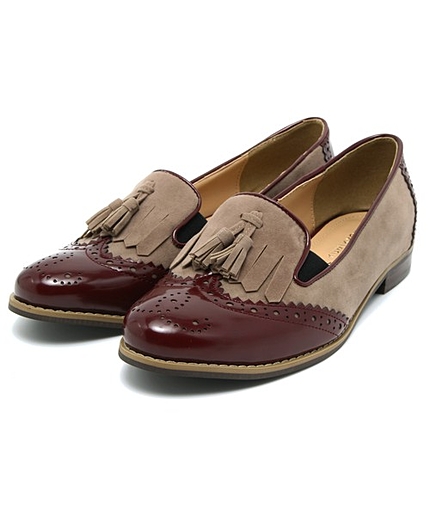 タッセルローファー