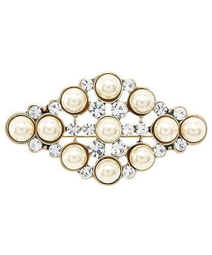 ダイヤパールブローチ