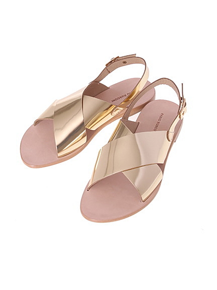 fb metallic sandal