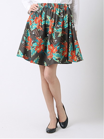 PEANUTS アロハ柄スカート