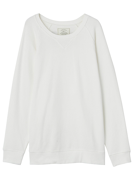 バックプリントドルマンスウェット