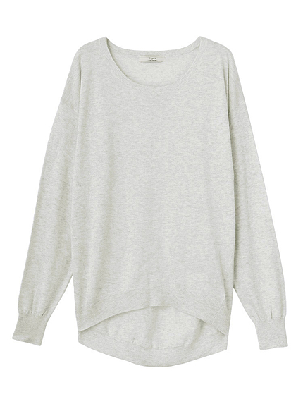 バックロングニット