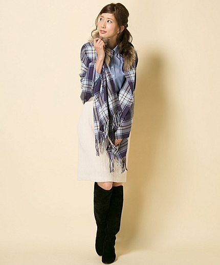 リバーチェックファーポンチョ