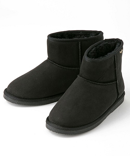 【CanCamコラボカラー有】【防汚・撥水加工】ハッピーウインタームートンブーツ