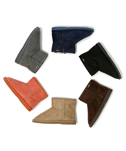 【CanCamコラボカラー有】【防汚・撥水加工】ハッピーウインタームートンブーツ