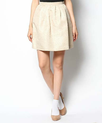 フレアジャガードスカート