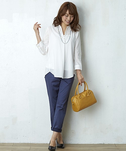 テンセルニュアンスシャツ