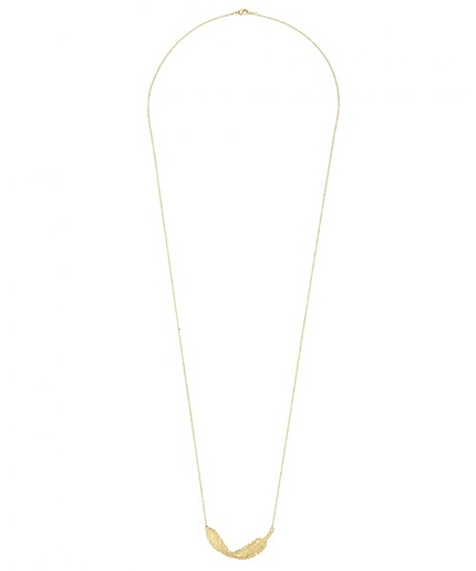 JOC FEATHER ロングネックレス / フェザー / 羽