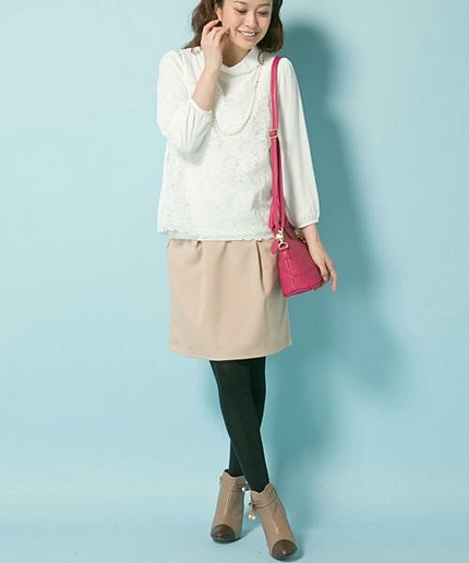 ラッセルレースコンビカットソー