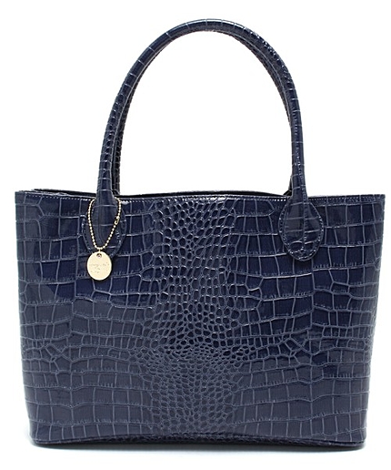 エナメルクロコトートバッグ