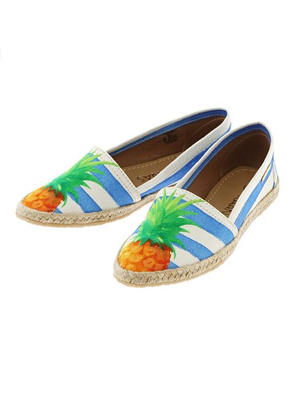 【KAANAS】PINEAPPLE POINTED ESPADRILLE