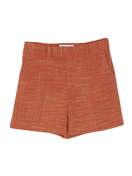 カラーツイードショートパンツ