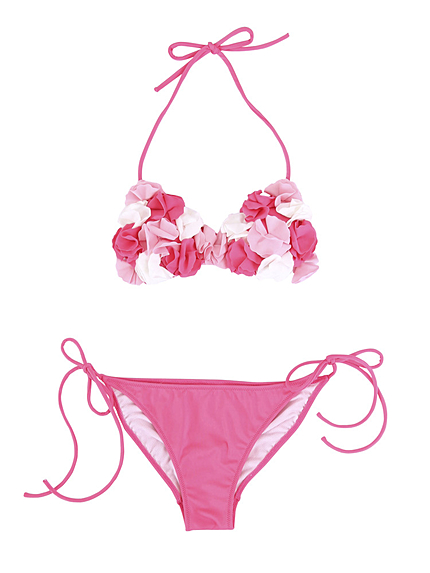 フラワーフリルビキニ