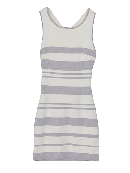 レディボーダーニットワンピース