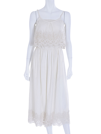 【DUO】 カットワークセットロンパース