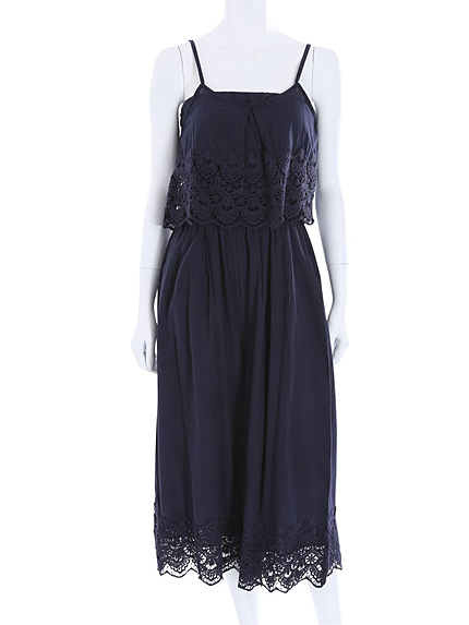 【DUO】 カットワークセットロンパース