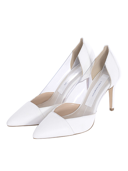 カッティングクリアパンプス