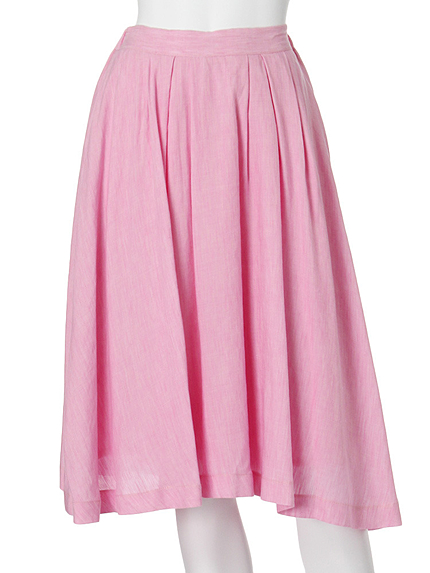 【DUO】 モダールシャンブレーフレアースカート