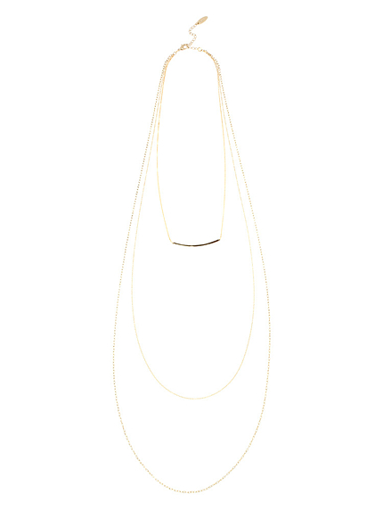 チェーンプレートネックレス