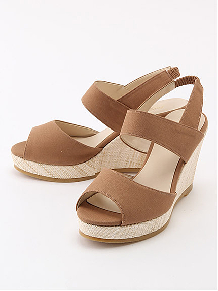 ナチュラルウェッジサンダル