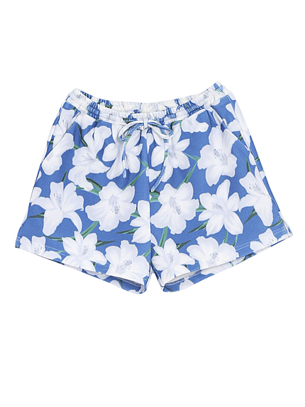 LIGHT GRYISH FLOWERショートパンツ