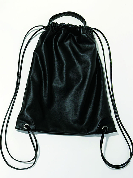 フェイクレザーナップサック