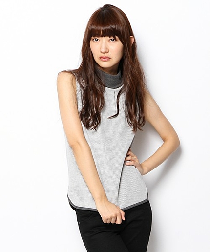 【2014秋冬新作】ノースリハイネックトップス