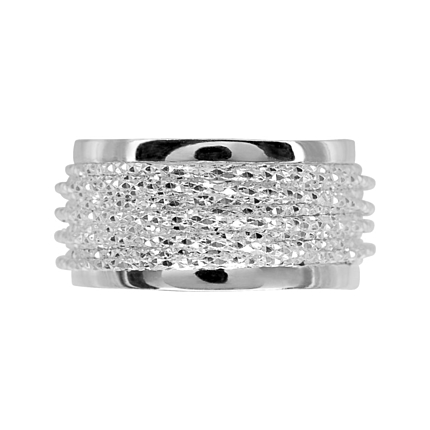 Celeste Silver Wrap Ring