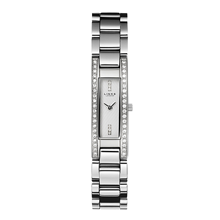 Selene White Dial Stainless Steel and Sapphire Watch