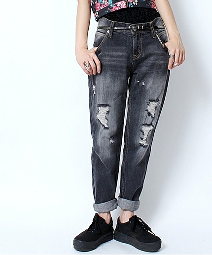 WEGO/グランジボーイフレンドデニム