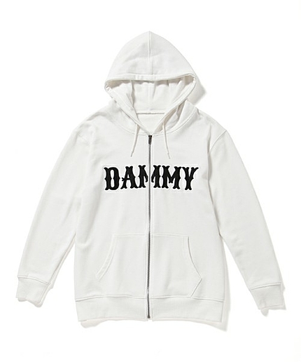 DAMMY/ロゴジップパーカー