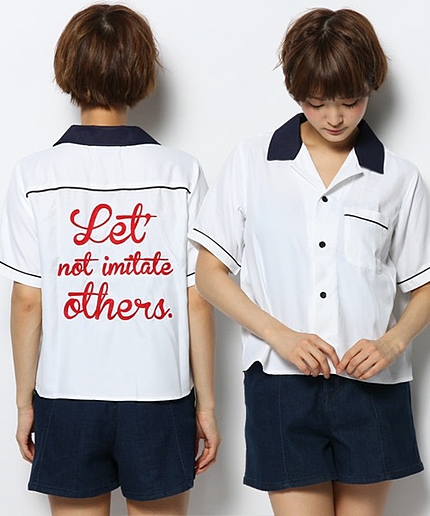 WEGO/ボーリングシャツ