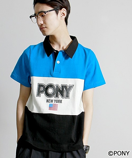 ∴WEGO/PONY切替ラガーシャツ(S)