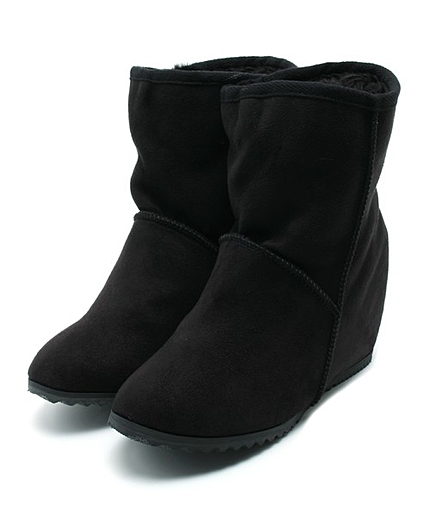 インヒールムートンブーツ