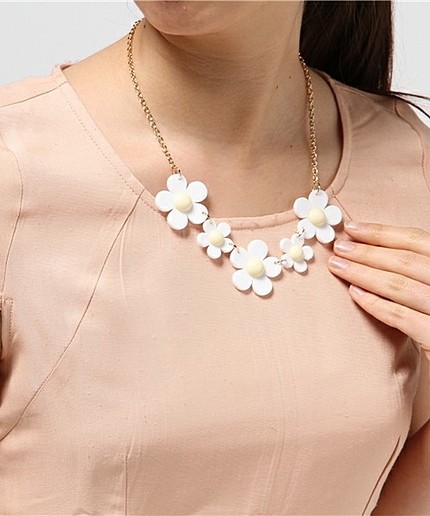 WEGO/フラワーモチーフネックレス