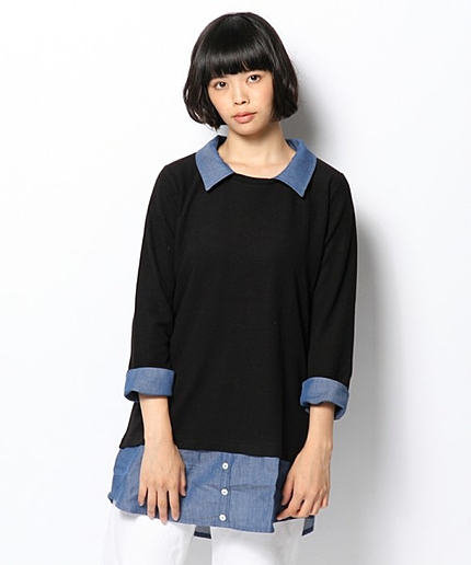 ウラカノコシャツテイルＴＯＰＳ