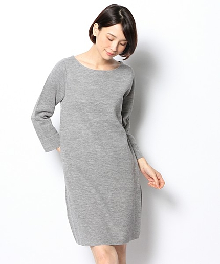 ミラノリブバリエーションニットワンピース