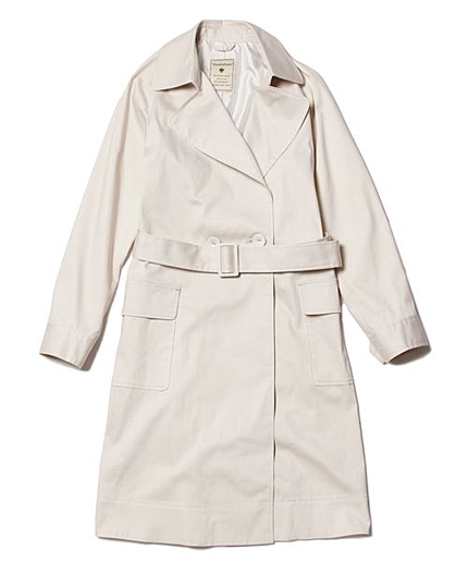 デニムラップコート