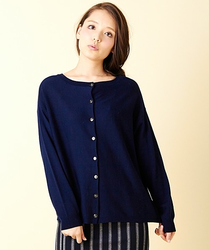 AMICOTECK2ＷＡＹクルーＮカーデ