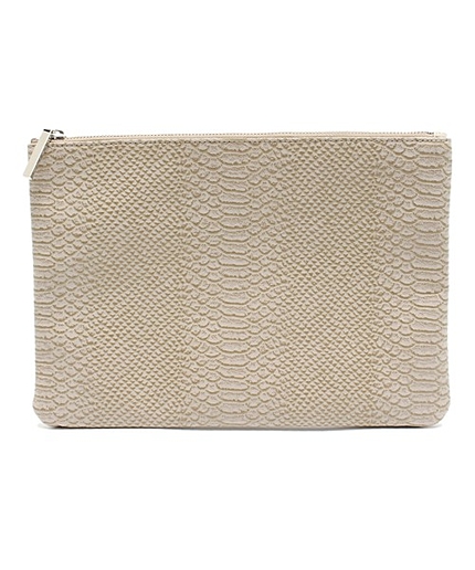 パイソンエンボスクラッチバッグ