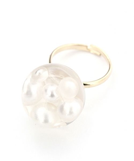 ＢＩＧクリアパールリング