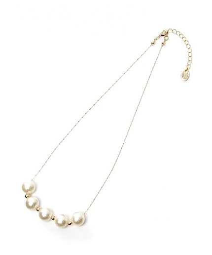 【再入荷】5パールネックレス