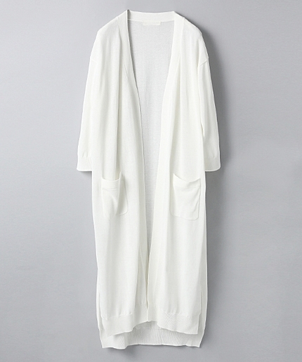 12Gスリットロングカーディガン