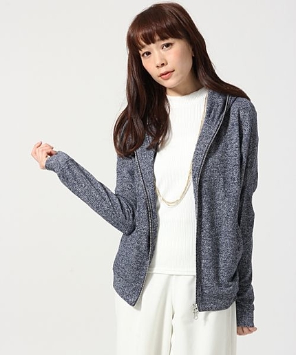 MIXウラケドルマンジップパーカー